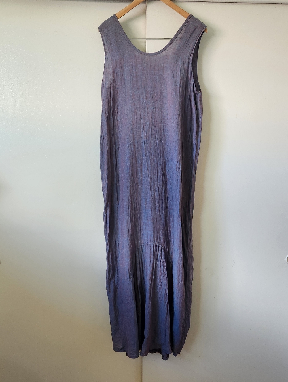 FLAX Linen Maxi Dress Sz M